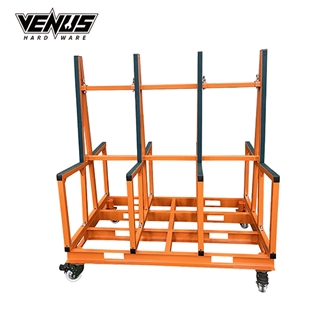 Bottom Higher Slab Transport Cart Display Rack