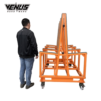 Bottom Higher Slab Transport Cart Display Rack
