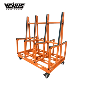 Bottom Higher Slab Transport Cart Display Rack
