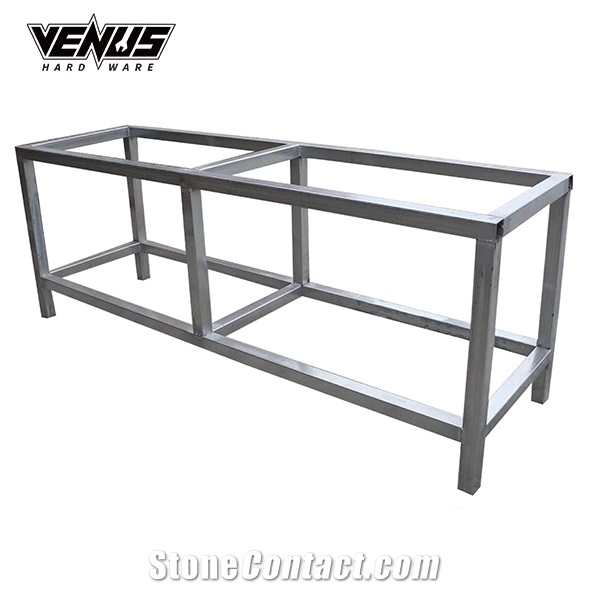 Countertop Fabrication Work Table With Tool Cabin