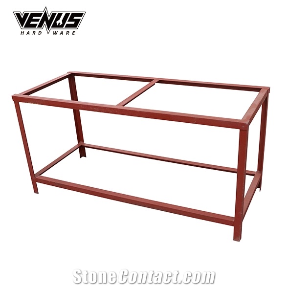 Countertop Fabrication Work Table With Tool Cabin