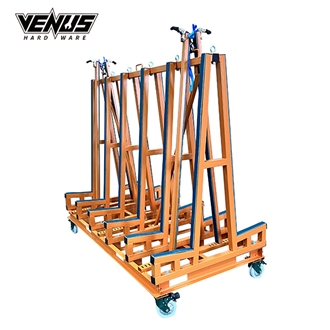 Forklift  Slab Transport Cart Display Rack