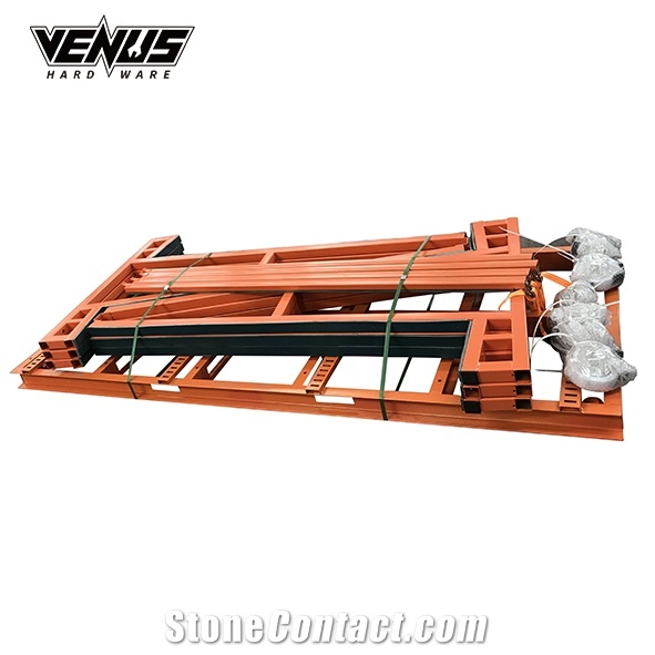 Forklift  Slab Transport Cart Display Rack