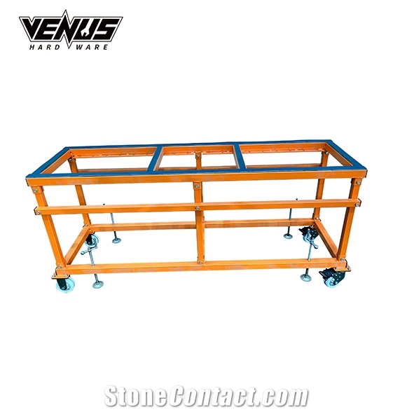 Granite Artificial Stone Countertop Fabrication Work Table