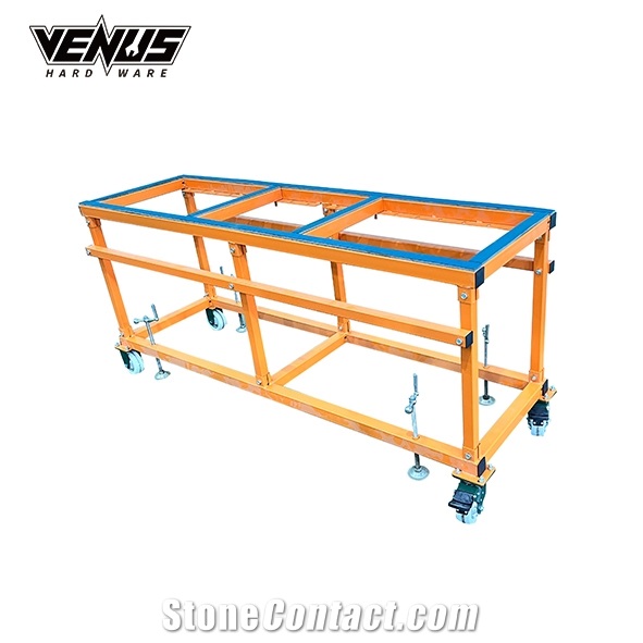 Granite Artificial Stone Countertop Fabrication Work Table