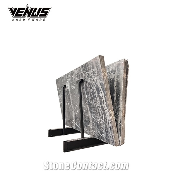 H Steel A-Frame Rack With Safety Pole Display Rack