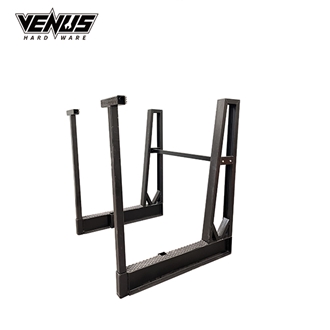 H Steel A-Frame Rack With Safety Pole Display Rack
