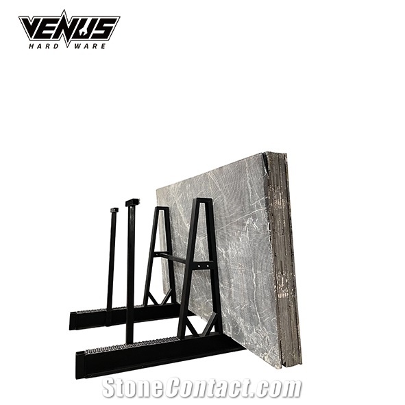H Steel A-Frame Rack With Safety Pole Display Rack