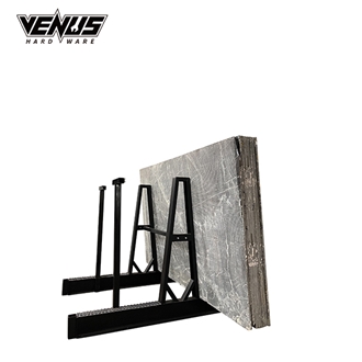 H Steel A-Frame Rack With Safety Pole Display Rack