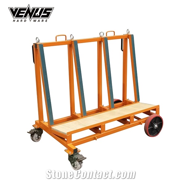 Marble Granite Single Side Slab Transport Cart