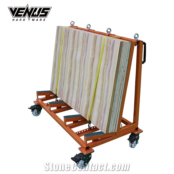 Marble Granite Single Side Slab Transport Cart