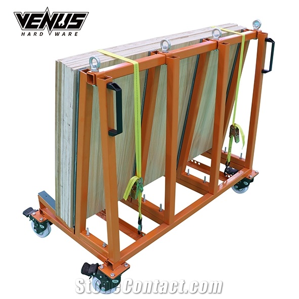 Marble Granite Single Side Slab Transport Cart