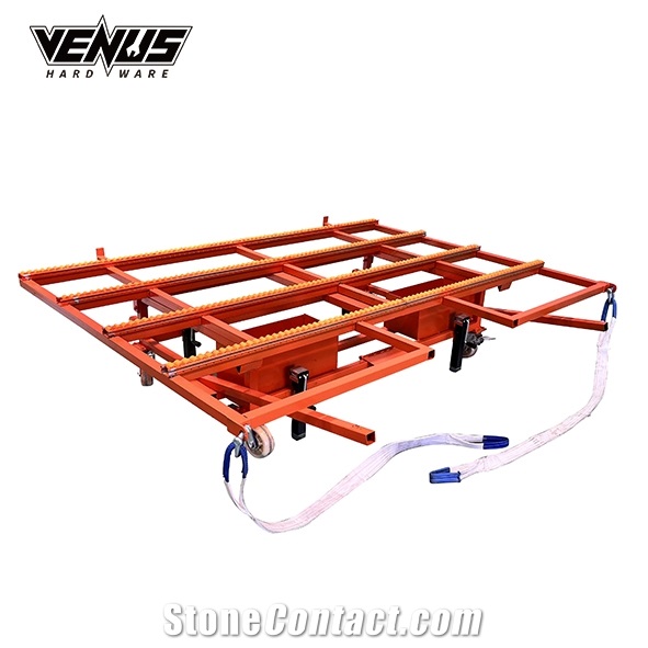 Marble Slab Heavy Duty Transport Cart Stone Trolley