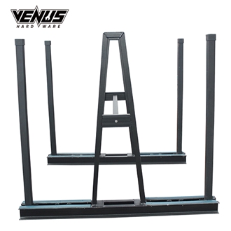 Slab Storage A-Frame Rack With Safety Pole