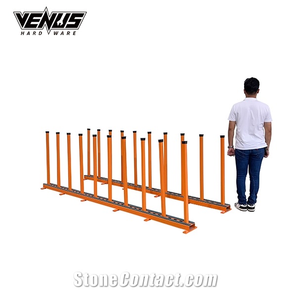 Steel Storage Slab Rack Warehouse Stone Display Racks
