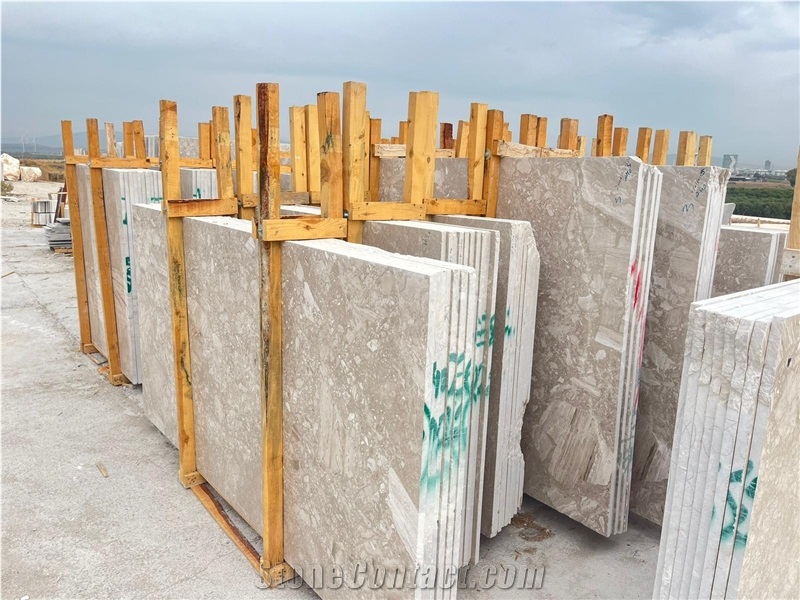 Bursa King Beige Marble Slabs And Tiles