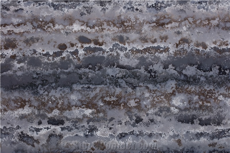 AQ026 - Grey Corten Quartz Slabs
