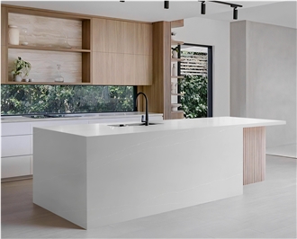 AQ1610 Athens Grey Thin Vein Quartz Slabs