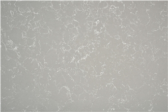 AQ3296 Light Grey Carrara Quartz Slabs