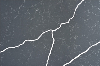AQ6205 Calacatta Sorano Gray Quartz Slabs