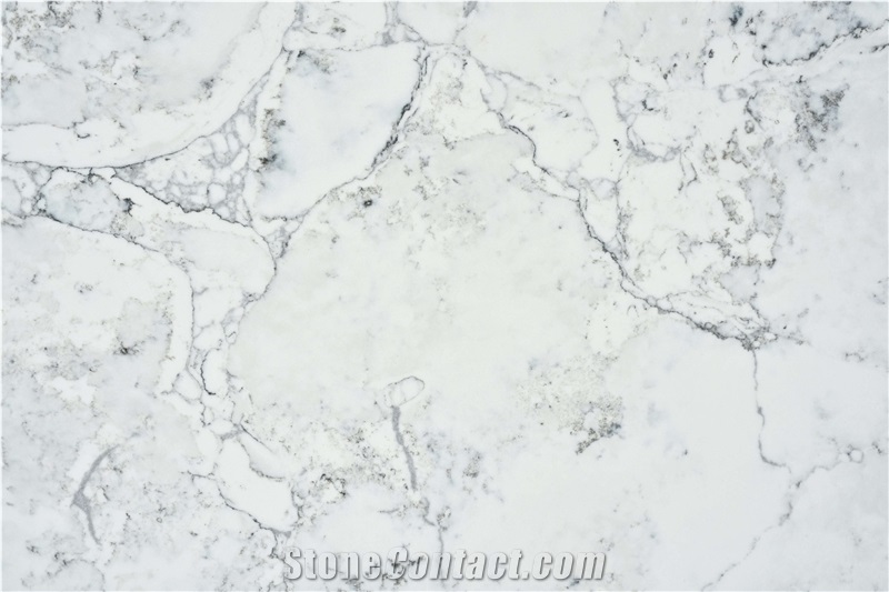 AQ86283 White Attica Quartz Slabs
