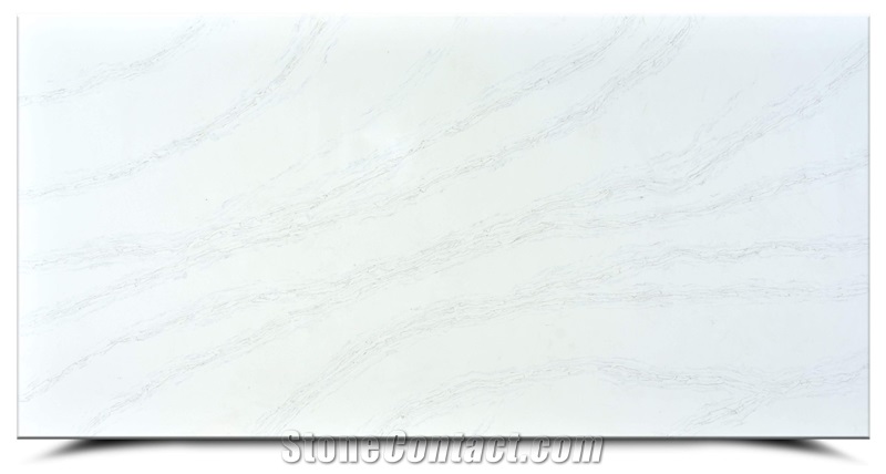 AQ86316 Calacatta Lincoln Quantum Quartz Slabs