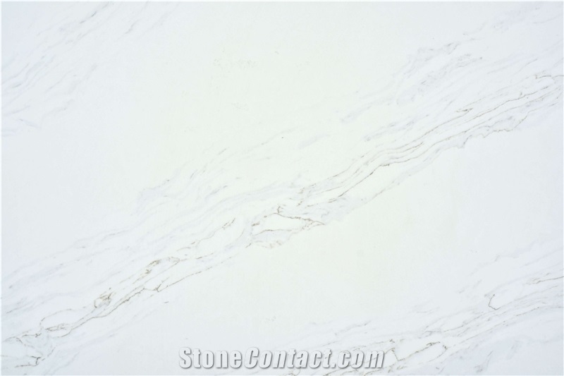 AQ86316 Calacatta Lincoln Quantum Quartz Slabs