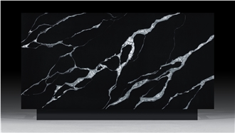 AQ9533 - Black Quartz Slabs