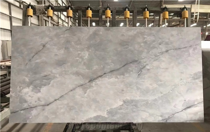 AQYB-27 Engineered Grey Quartz Stone Quartz Slabs