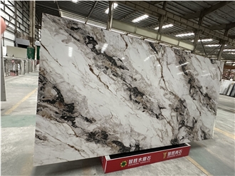 Ash Quartz - Marble Look Beautiful Polished Quartz Slabs