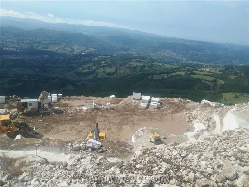 Balya Grey Marble Quarry