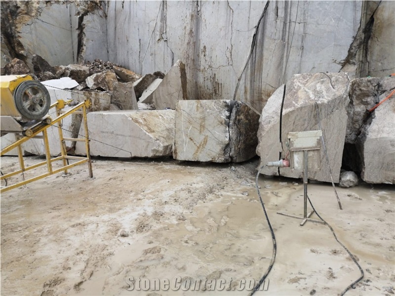 Balya Grey Marble Quarry