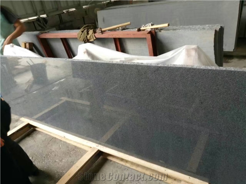 Chinese Dark Grey Granite G654 Half Slabs