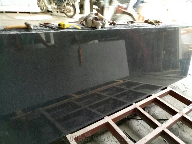 Chinese Dark Grey Granite G654 Half Slabs
