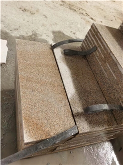 Chinese G682 Rusty Yellow Granite Tiles