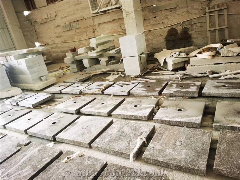Chinese Granite Umbrella Base Tiles For Outdoor Use