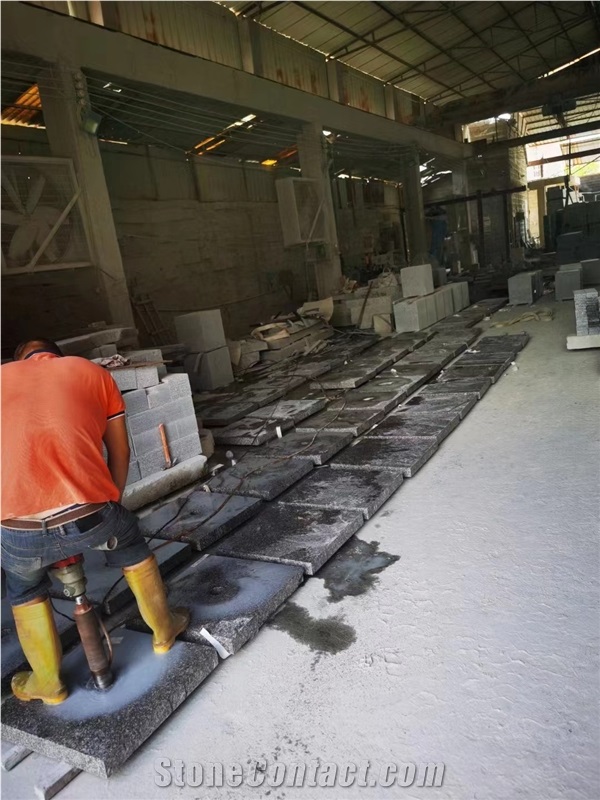 Chinese Granite Umbrella Base Tiles For Outdoor Use