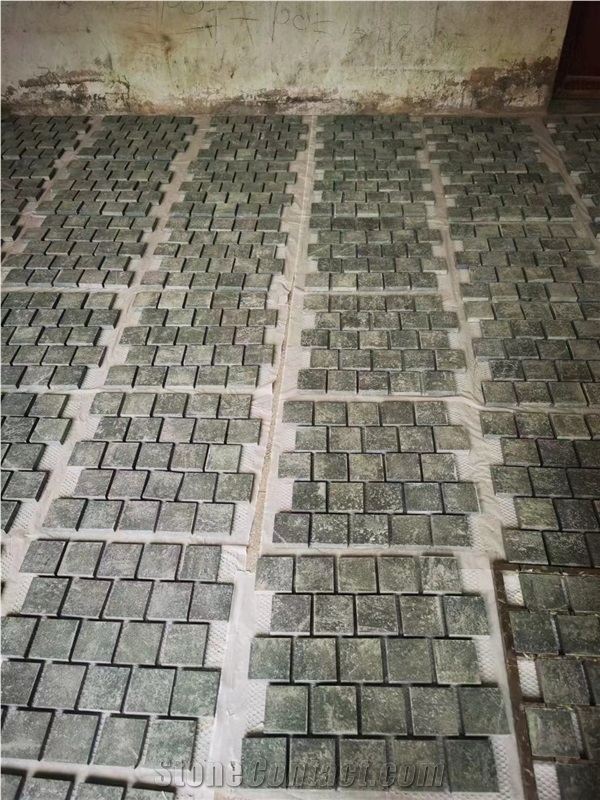 Chinese Grey Granite Cobble Stone For Paver
