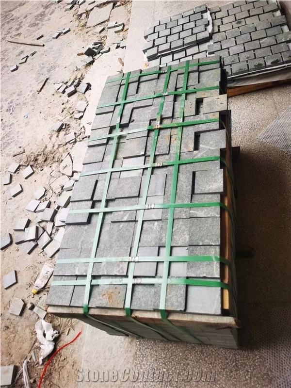 Chinese Grey Granite Cobble Stone For Paver