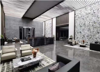 Chinese Ice Green Marble Mosaic Tiles For Wall And Floor