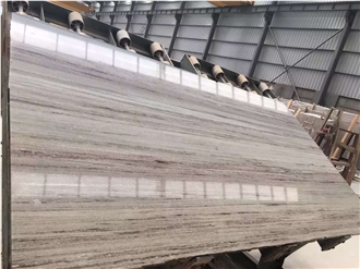 Crystal Wood Marble Slabs For Project