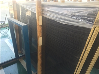 High Quality Black Wooden Marble Slabs For Bath Room Use High Quality Black Wooden Marble Slabs For Bath Room Use
