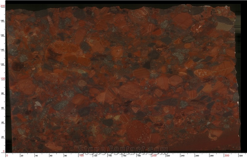 Rosso Marinace Granite Tiles For Bath Room Use