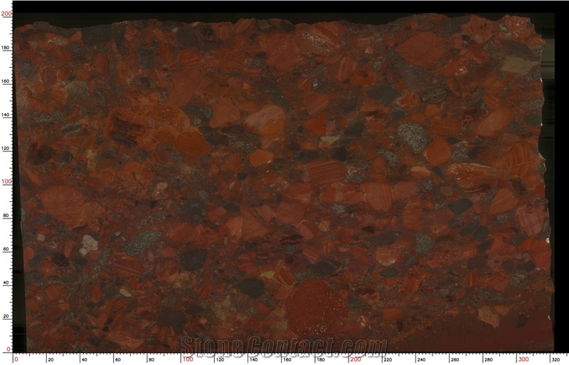 Rosso Marinace Granite Tiles For Bath Room Use