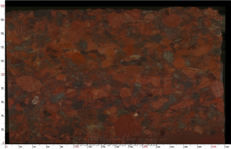 Rosso Marinace Granite Tiles For Bath Room Use