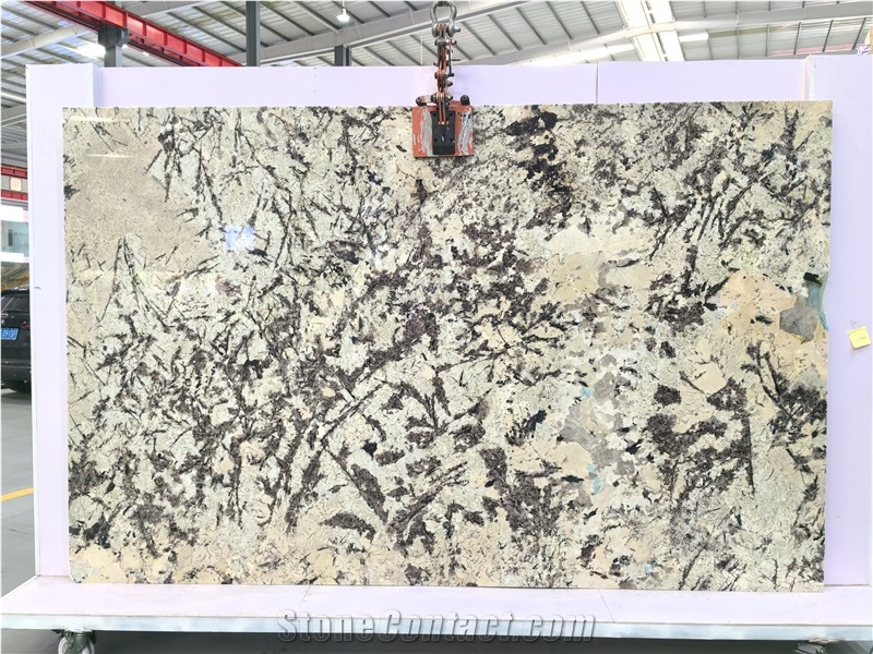 White Persa Granite Slabs For Hotel Design
