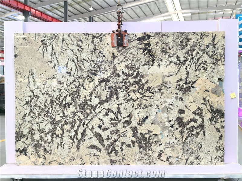 White Persa Granite Slabs For Hotel Design