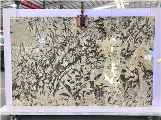 White Persa Granite Slabs For Hotel Design