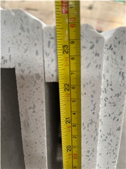 Crystal White Quartz Kitchen Countertops
