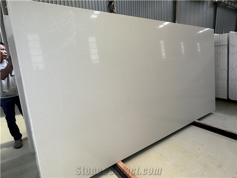 Desert Silver Quartz Slabs Polished
